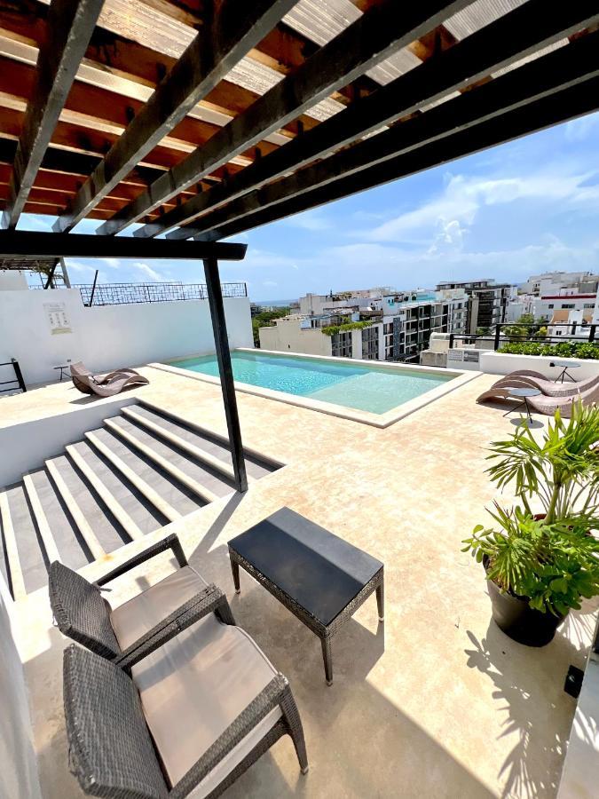 Paradise Apt Steps 5Thav & Beach 普拉亚卡门 外观 照片